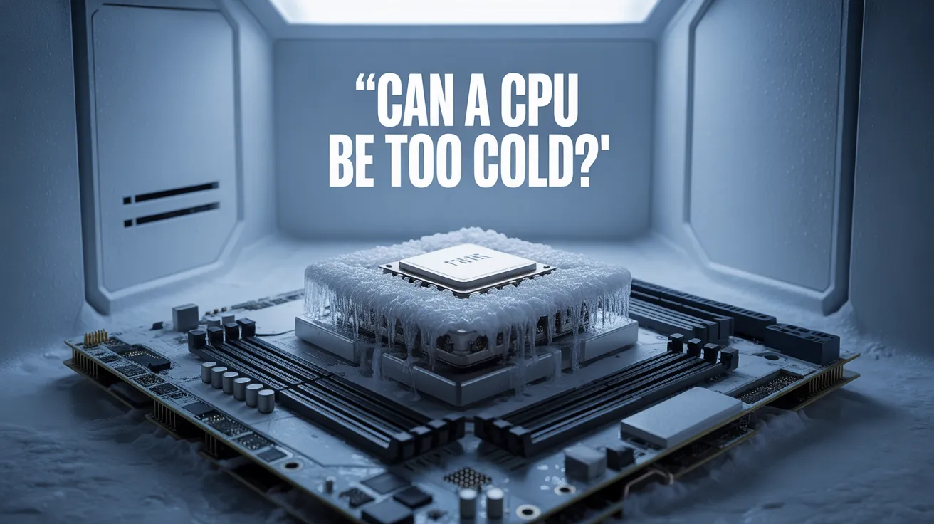 Can a CPU Be Too Cold