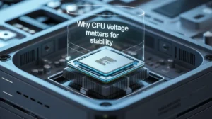 CPU voltage keeps your system stable. Too low can crash it, too high can overheat it. Right voltage means smooth performance.