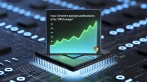 Google Chrome keeps running some features in the background even when you're not using it directly. These background activities can use your CPU and slow down your computer.