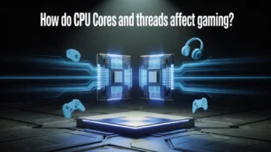 The CPU cores and threads help your computer do more work at the same time. They are very important for gaming performance.