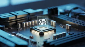 The image you uploaded shows a CPU socket on a motherboard with the label "CPU OPT" highlighted.